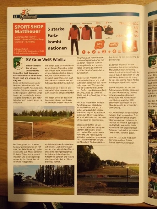 3. Halbzeit Ausgabe 4/2018