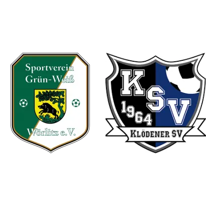 (1M) SV Grün-Weiß Wörlitz <span class="nowrap bold mx-1">9 : 1</span> Klödener SV