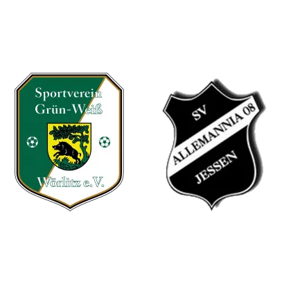 (1M) SV Grün-Weiß Wörlitz <span class="nowrap bold mx-1">2 : 5</span> Allemannia Jessen II