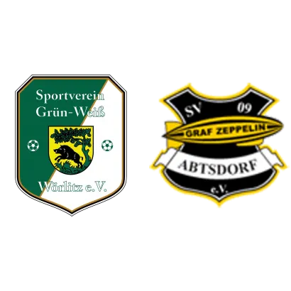 (1M) SV Grün-Weiß Wörlitz <span class="nowrap bold mx-1">2 : 5</span> SV GZ 09 Abtsdorf