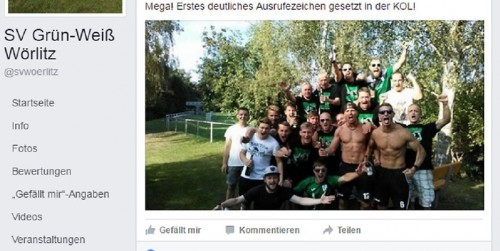 MZ Dessau: GW Wörlitz Eine große Überraschung zu Beginn