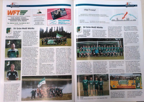Aktuelle Ausgabe zur regionalen Fussballzeitung 3. Halbzeit