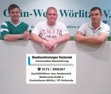 Vielen Dank der Firma Baudienstleistungen Vockerode