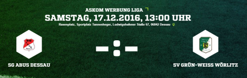 Vorschau Wochenende SA: 1. Mannschaft