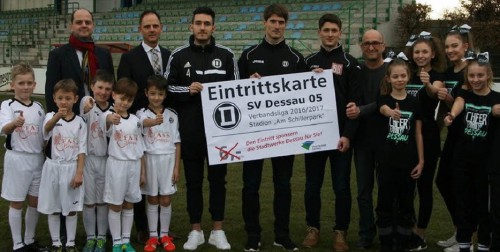 SV Dessau 05 Freier Eintritt beim nächsten Heimspiel