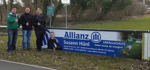 Neuer Sponsor Allianz Hauptvertretung Susann Hünl