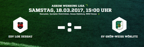 Vorschau Wochenende SA 1. Mannschaft