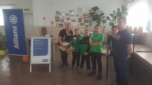 Sponsor zu Gast beim Hallenturnier