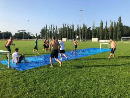 Training beim SV Grün-Weiß Wörlitz