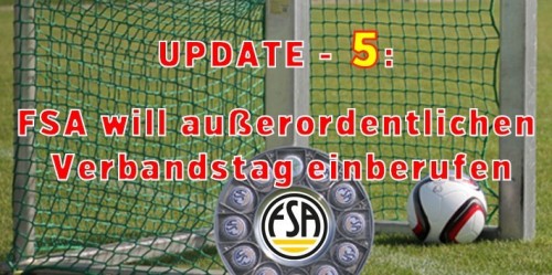 FSA will außerordentlichen Verbandstag einberufen