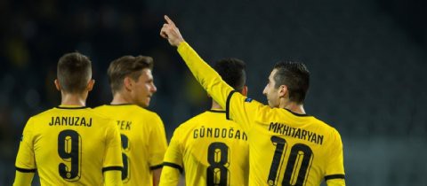 Borussia Dortmund schießt sich für Derby gegen Schalke ein