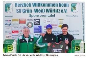 Wörlitz präsentiert ersten Neuzugang