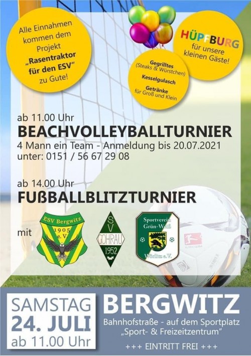 ESV-Sportfest für Rasentraktor