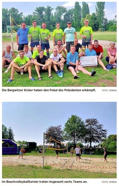 SPORTFEST Bergwitzer verbinden Spendenaktion mit Wettkämpfen. Wer gewinnt.