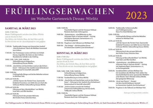 Frühlingserwachen in Wörlitz - Umzug SA ab 11 Uhr