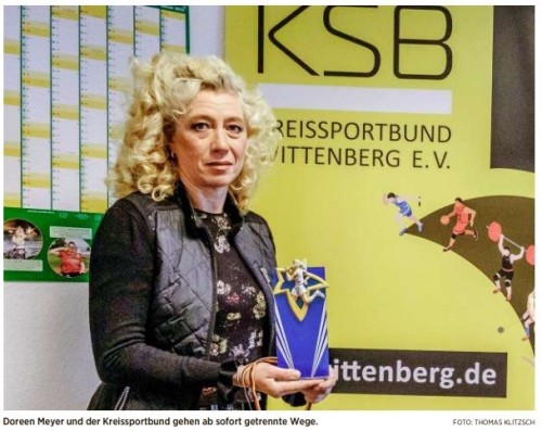 PERSONALENTSCHEIDUNG Doreen Meyer wird als Präsidiumsmitglied im Kreissportbund