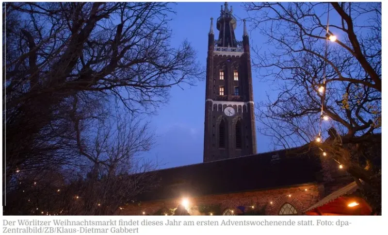 Wörlitzer Adventsmarkt 2023