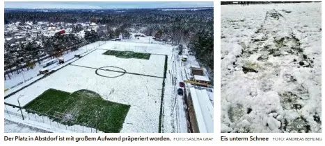 Absage in Abtsdorf nach Platzbegehung
