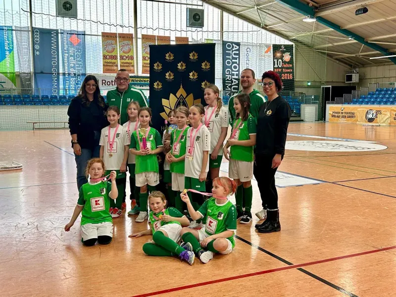 Mädels u 10 zeigen ihr Können in Sandersdorf!