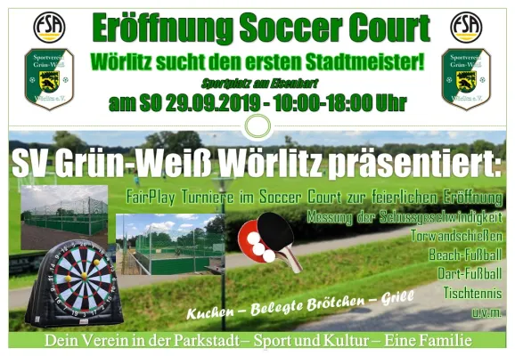 Eröffnung Soccer Court - FairPlay Turnier